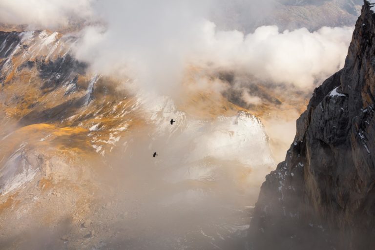 couloir de la mitraille chocards col anterne haut giffre