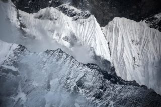 Texture sur le Machapuchare texture machapuchare abstrait