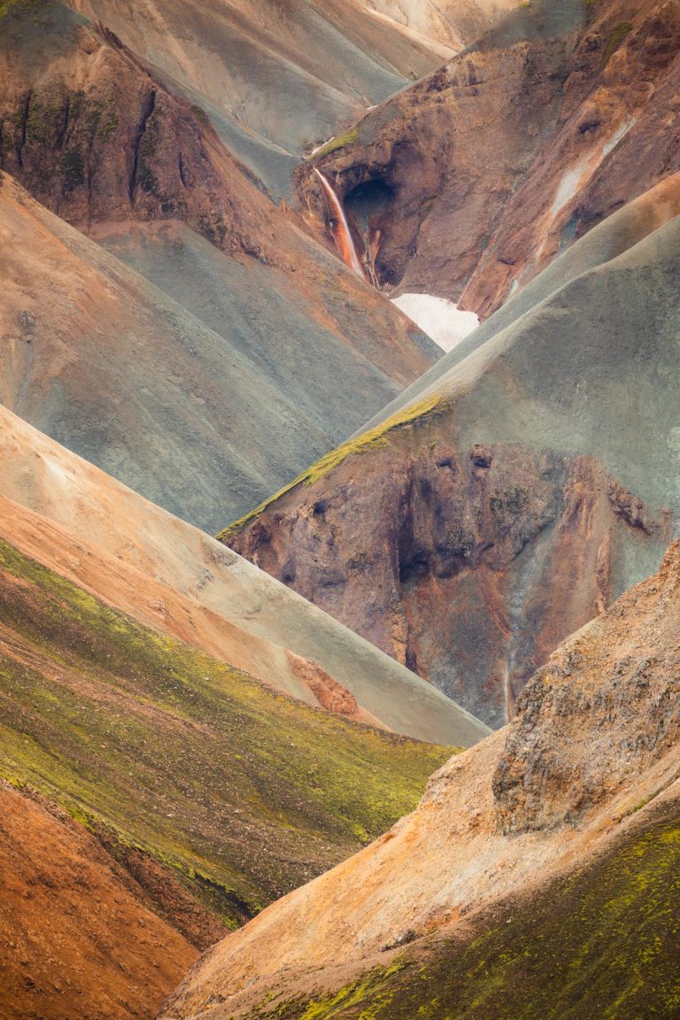 Dédale Islandais quinconce islande landmannalaugar