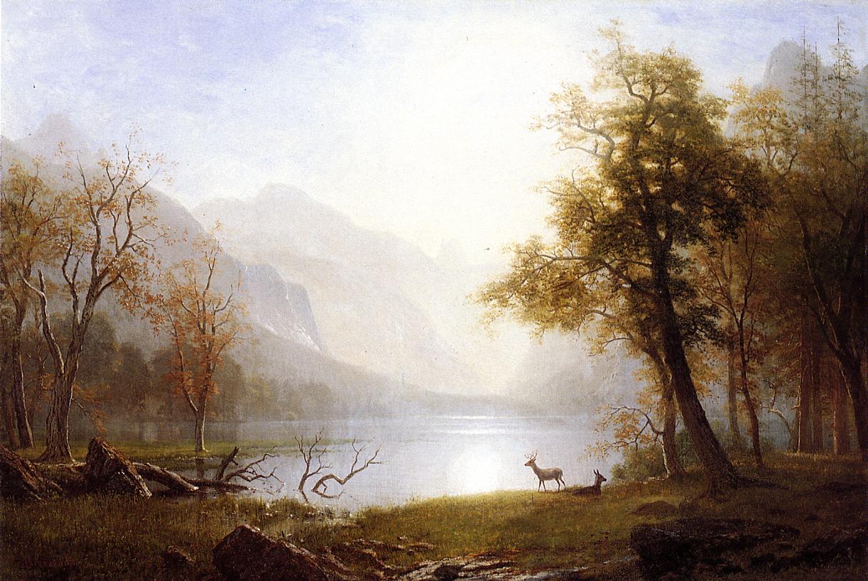 Albert Bierstadt painting